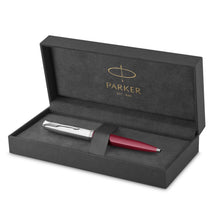 Load image into Gallery viewer, Parker 51 Ballpoint Pen Burgundy Barrel Chrome Trim Medium Black Ink GiftBox