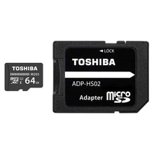 Load image into Gallery viewer, Toshiba Class 10 Exceria M203 64GB MicroSD Card with Adapter