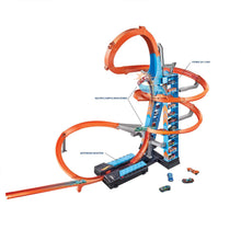 Load image into Gallery viewer, Hot Wheels Sky Crash Thrilling  Tower Race Track Set With Diecast Car