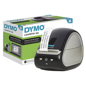 DYMO Label Writer 550 Turbo Label Printer Direct Thermal Pc Connect, Black