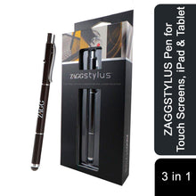 Load image into Gallery viewer, ZAGGSTYLUS 3 in 1 Pen for Touch Screens, iPad &amp; Tablet