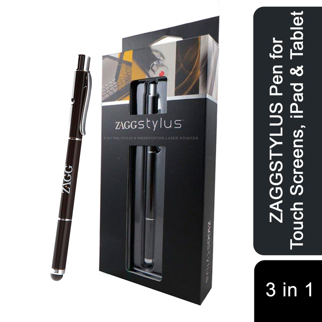 ZAGGSTYLUS 3 in 1 Pen for Touch Screens, iPad & Tablet