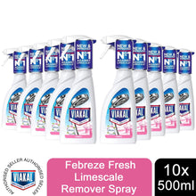 Load image into Gallery viewer, Viakal Febreze Fresh Limescale Remover Spray for long Lasting Shine, 500ml