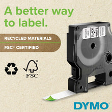 Load image into Gallery viewer, DYMO Rhino Vinyl Polyester Labels Industrial 19mm x 5.5m Black Print on White