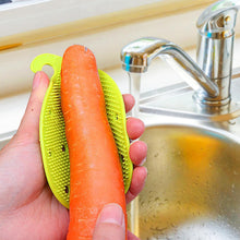 Load image into Gallery viewer, Multi-functional Fruit Vegetable Brush - Assorted colours
