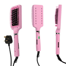 Load image into Gallery viewer, Hollywood Hair Brush Straightener with LCD Display, 1pk