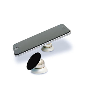 AQUARIUS Universal Magnetic Smartphone Car Mount Phone Holder - Silver