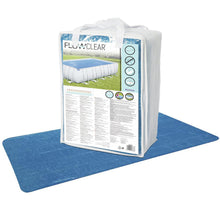 Load image into Gallery viewer, Flowclear Rectangular Solar Pool Cover For Dirt &amp; Debris Prevention, 24ft Blue