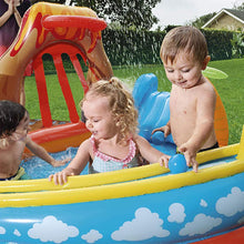 Load image into Gallery viewer, Bestway Sea Life Lava Lagoon Inflatable Play Center for Kids 2.65 x 2.65 x 1.04m