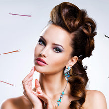Load image into Gallery viewer, Hairdressing Hair Salon 96 Piece Set Styling Clips Kirby Slides Bobby Grip Pins