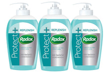 Load image into Gallery viewer, Radox Hand Wash, Shea Butter/Protect/Pomegranate/Care, 3 Pack