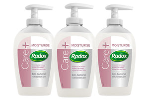 Radox Hand Wash, Shea Butter/Protect/Pomegranate/Care, 3 Pack