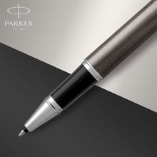Load image into Gallery viewer, Parker IM Rollerball Pen Dark Espresso Fine Point Black Ink Gift Box