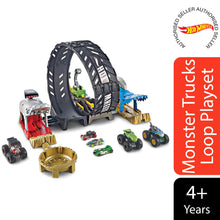 Load image into Gallery viewer, Hot Wheels Monster Trucks Epic Loop Challenge Play Set