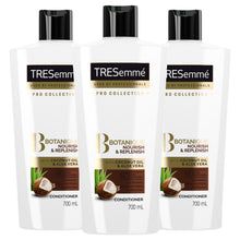 Load image into Gallery viewer, 3xof700ml Tresemme Procollection Botanique Nourish&amp;Replenish Natural Conditioner
