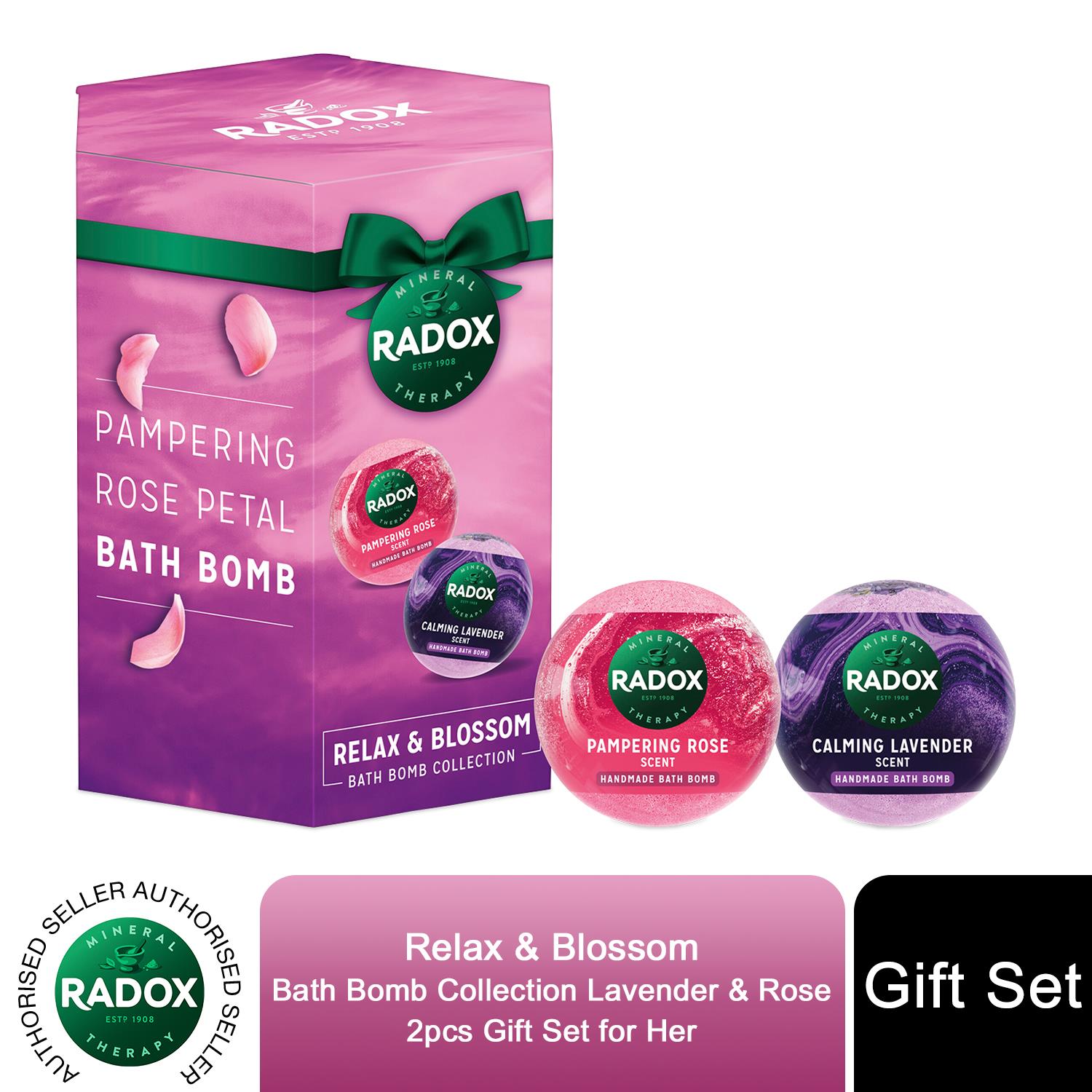 Radox Relax & Blossom Bath Bomb Collection Gift Set For Her Lavender & Avant Garde Brands