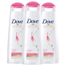 Load image into Gallery viewer, 3pk of 400ml Dove Nutritive Solution Colour Care Shampoo For Colour-Treated Hair