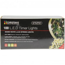 Load image into Gallery viewer, Christmas Workshop 100 LED Warm White Outdoor Christmas Lights