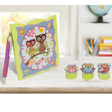 Load image into Gallery viewer, Kreative Kids Owl Notebook Set with Pen and Bookmarks