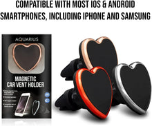 Load image into Gallery viewer, Car Vent Universal Dock Station Magnetic Car Phone Holder Heart Space Grey
