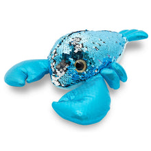 Load image into Gallery viewer, Doodle 11&quot; Glitzies Lobster Magic Sequin Plush, Assorted Colours