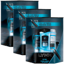 Load image into Gallery viewer, Lynx Ice Gift Set, Present For Brothers, Boys &amp; Teens, With USB Powerbank Torch