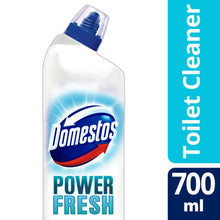 Load image into Gallery viewer, 6x Domestos Power Fresh Antibacterial Toilet Cleaner Ocean Fresh, 700 ml