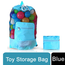 Load image into Gallery viewer, Doodle Toy Play Mat Drawstring Organizer Foldable Large Kids Bag, Blue or Pink