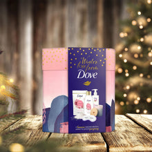Load image into Gallery viewer, Dove Winter Love Bath &amp; Body 6pcs Gift Set For Her with Soy Candle &amp; Eye Mask