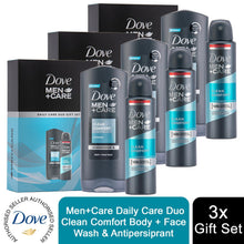 Load image into Gallery viewer, Dove Men+Care Daily Care Duo Gift Set For him, Body Wash 250ml &amp; Deo 150ml