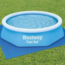 Load image into Gallery viewer, Bestway Flowclear Pool Floor Protector Square Ground Sheet 274x274 cm, Blue