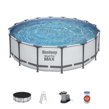 Load image into Gallery viewer, Bestway Steel Pro MAX 16' x 48"/4.88m x 1.22m Swimming Pool Set