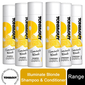 3pk of 250ml Toni & Guy Shampoo & Conditioner Duo for All Types of Hair