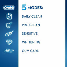 Load image into Gallery viewer, Oral-B Genius 8000 Rechargeable Electric Deep Clean Silver Toothbrush
