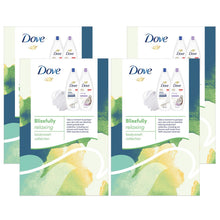 Load image into Gallery viewer, Dove Blissfully Relaxing Body Wash 2pcs Gift Set For Her with Shower Puff