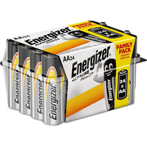 Energizer Alkaline Power AA Alkaline Batteries, 24 Pack