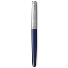 Load image into Gallery viewer, Parker Jotter Fountain Pen Royal Blue Medium Nib Blue Ink Gift Box
