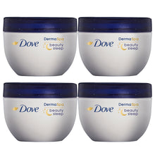 Load image into Gallery viewer, 4x Dove DermaSpa Beauty Sleep Midnight Moisturiser BodyBalm Night Skincare 300ml