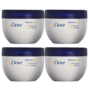 4x Dove DermaSpa Beauty Sleep Midnight Moisturiser BodyBalm Night Skincare 300ml