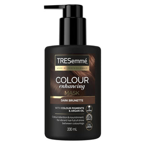 2pk of 200ml Tresemme DarkBrunette ColourEnhancing HairMask with Colour Pigments