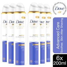 Load image into Gallery viewer, 6x of 200ml Dove Advanced Care Anti-Perspirant Deodorant with Iris &amp; Peony Scent