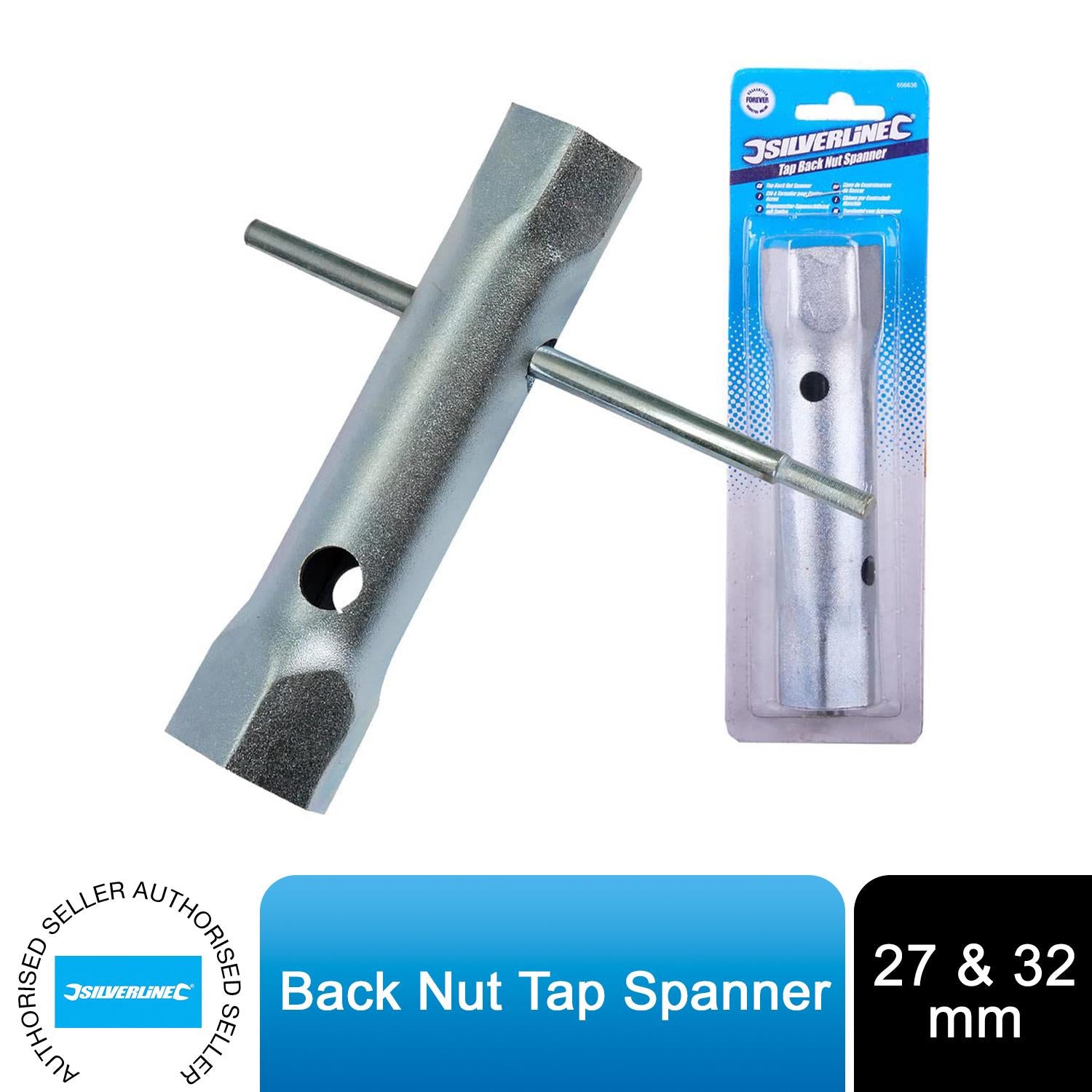 Silverline 656636 Back Nut Tap Spanner 27 and 32 mm – Avant Garde Brands