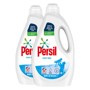 Persil Non Bio Liquid Detergent Gentle Next to Sensitive Skin 2.484L, 92 Washes