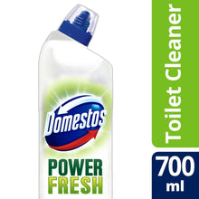 Load image into Gallery viewer, 6x Domestos Power Fresh Antibacterial Toilet Cleaner Lime Fresh, 700 ml