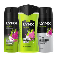 Load image into Gallery viewer, Lynx Epic Fresh Trio Gift Set For Men Bodyspray, Bodywash &amp; APA Deo Gift For Him