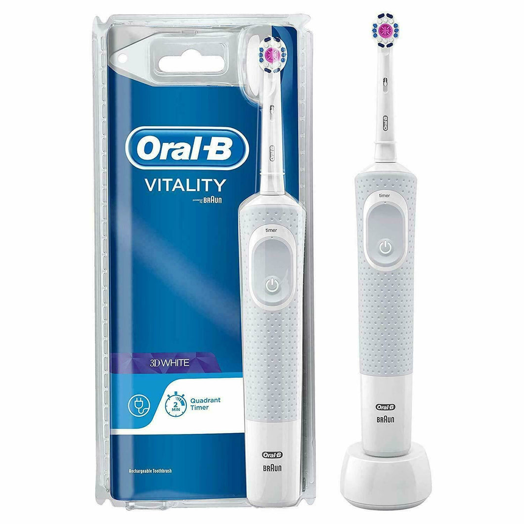 Oral-B Vitality Pro White And Clean Electric Rechargeable Toothbrush With Timer