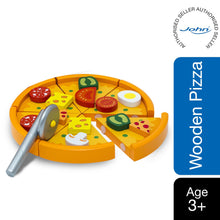 Load image into Gallery viewer, Beluga Classics Wooden Pizza with Toppings Toy Set for kids, Pack of 1