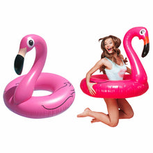Load image into Gallery viewer, RMS Jumbo Inflatable Pink Flamingo Swim Ring For Beach &amp; Pool on Summer
