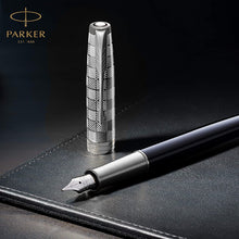 Load image into Gallery viewer, Parker Sonnet Ballpoint Pen Premium Metal 18K Gold Nib Black Ink Gift Box