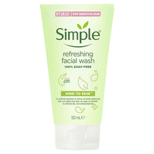 Load image into Gallery viewer, 2x of 150ml Simple Kind to Skin Refreshing Facial Wash for Sensitive Skin